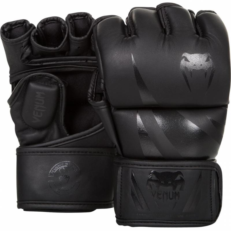 VENUM: CHALLENGER MMA GLOVES - BLACK/BLACK