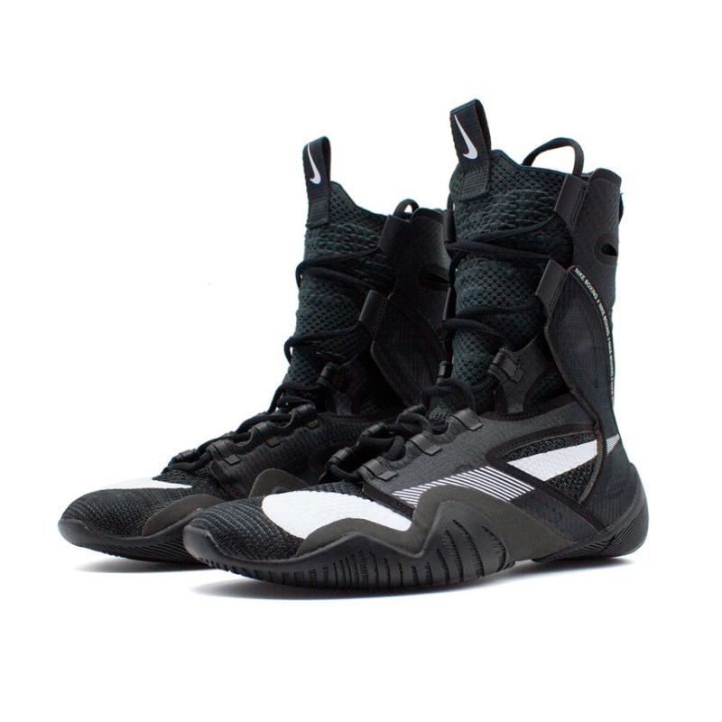 NIKE: HYPER KO 2.0 OLYMPIC BOXING SHOES - BLACK/WHITE/GREY