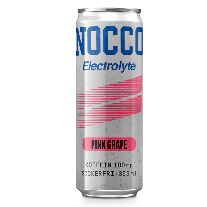 NOCCO: ELECTROLYTE ENERGIDRYCK PINK GRAPE - 355ml