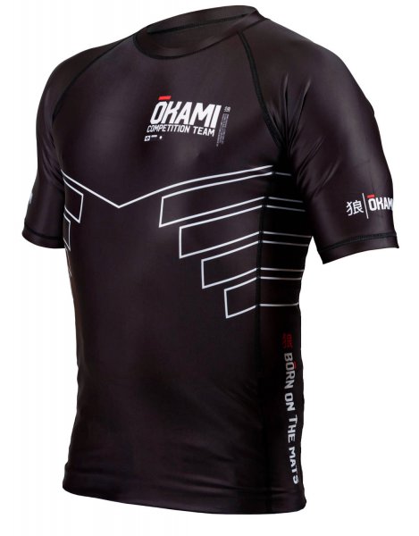 OKAMI: RASHGUARD COMPETITION TEAM - SVART