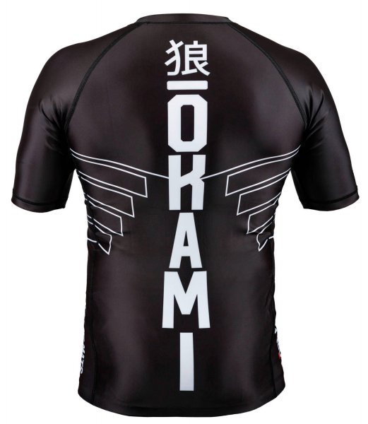 OKAMI: RASHGUARD COMPETITION TEAM - SVART