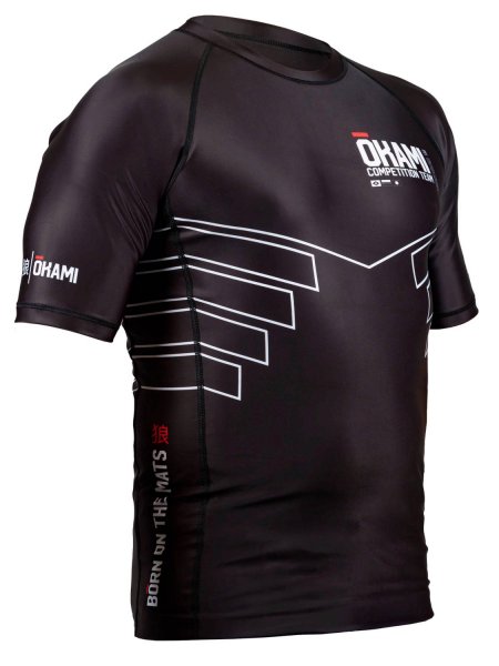 OKAMI: RASHGUARD COMPETITION TEAM - SVART