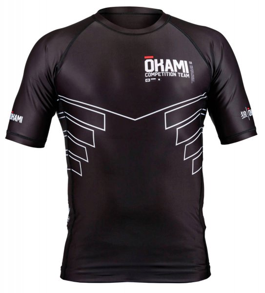 OKAMI: RASHGUARD COMPETITION TEAM - SVART