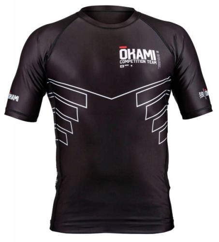 OKAMI: RASHGUARD COMPETITION TEAM - SVART
