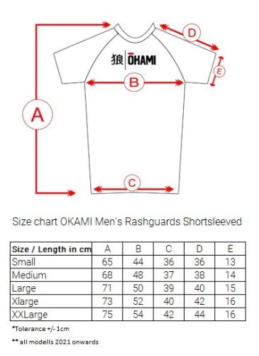 OKAMI: RASHGUARD COMPETITION TEAM - SVART