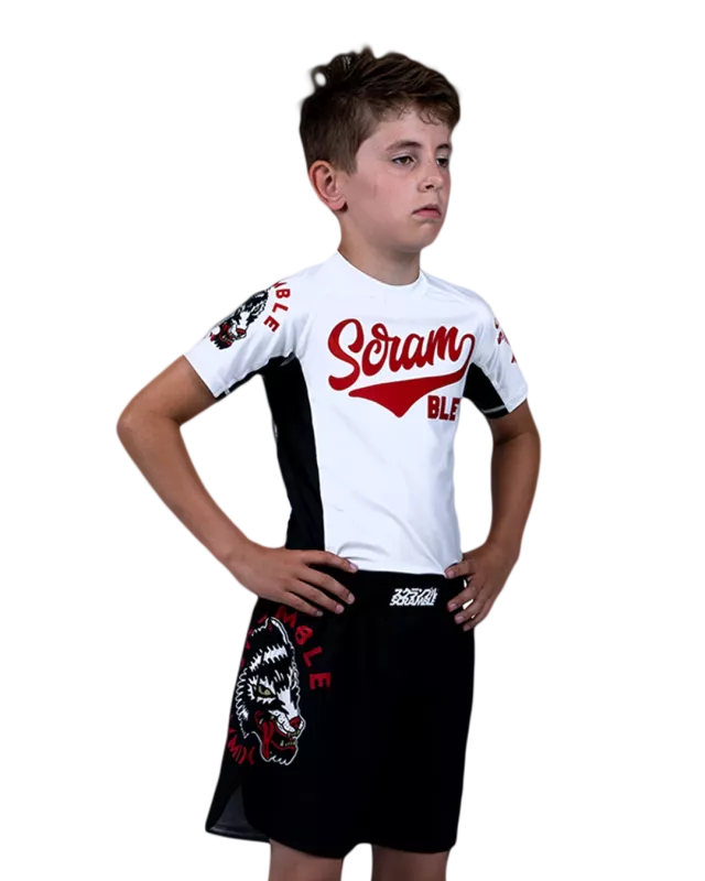 SCRAMBLE: OKAMI KIDS RASHGUARD