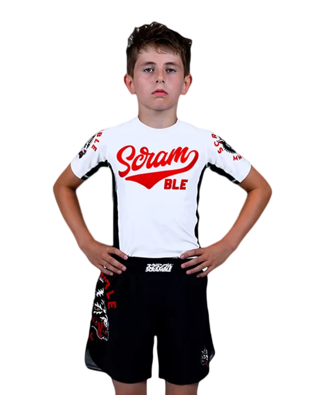 SCRAMBLE: OKAMI KIDS RASHGUARD