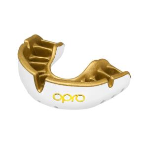 OPRO: MOUTHGUARD GOLD - WHITE/GOLD