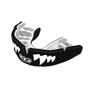 OPRO: INSTANT CUSTOM-FIT JAWS MOUTHGUARD - BLACK/WHITE