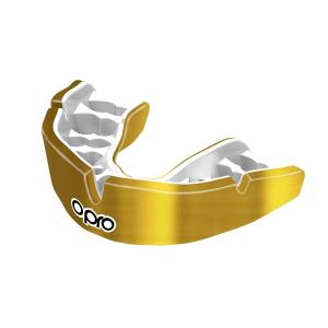 OPRO: INSTANT CUSTOM-FIT MOUTHGUARD - GOLD/WHITE