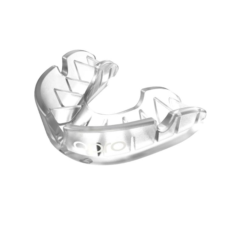 OPRO: MOUTHGUARD SILVER - CLEAR