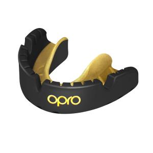 OPRO: GOLD BRACES MOUTHGUARD - BLACK/GOLD
