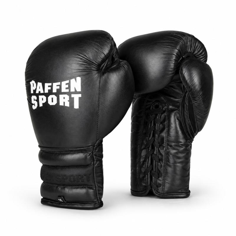 PAFFEN SPORT: PRO LACE SPARRING BOXNINGSHANDSKAR - SVART