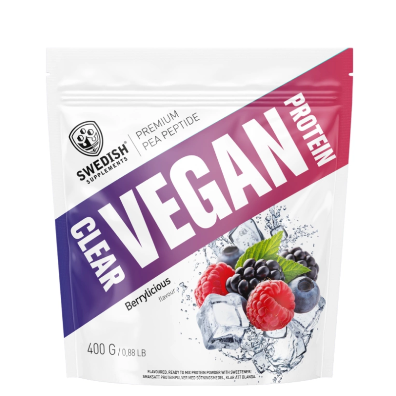 SWEDISH SUPPLEMENTS: CLEAR VEGAN PROTEIN - 400g