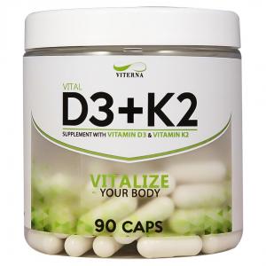 VITERNA: VITAMIN D3 + K2 - 90 CAPS