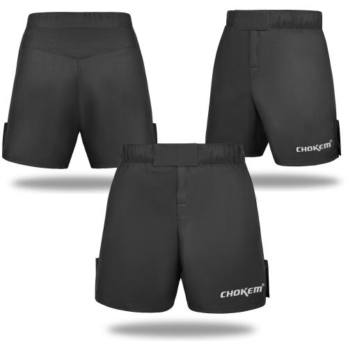 CHOKEM: KIDS CLEAN CUT MMA SHORTS - BLACK
