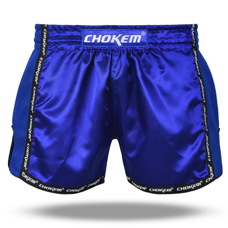CHOKEM: NAK MUAY CLEAN EDITION THAIBOXNINGSSHORTS - BLÅ