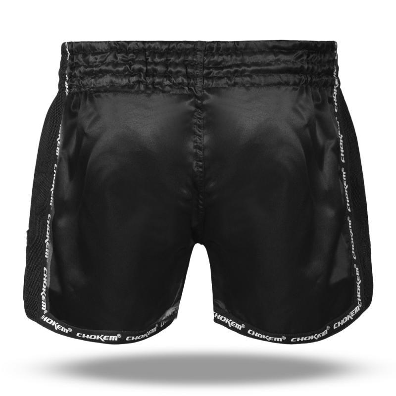 CHOKEM: NAK MUAY CLEAN EDITION THAIBOXNINGSSHORTS - SVART