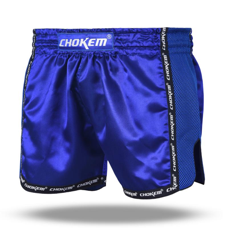 CHOKEM: NAK MUAY CLEAN EDITION THAIBOXNINGSSHORTS - BLÅ