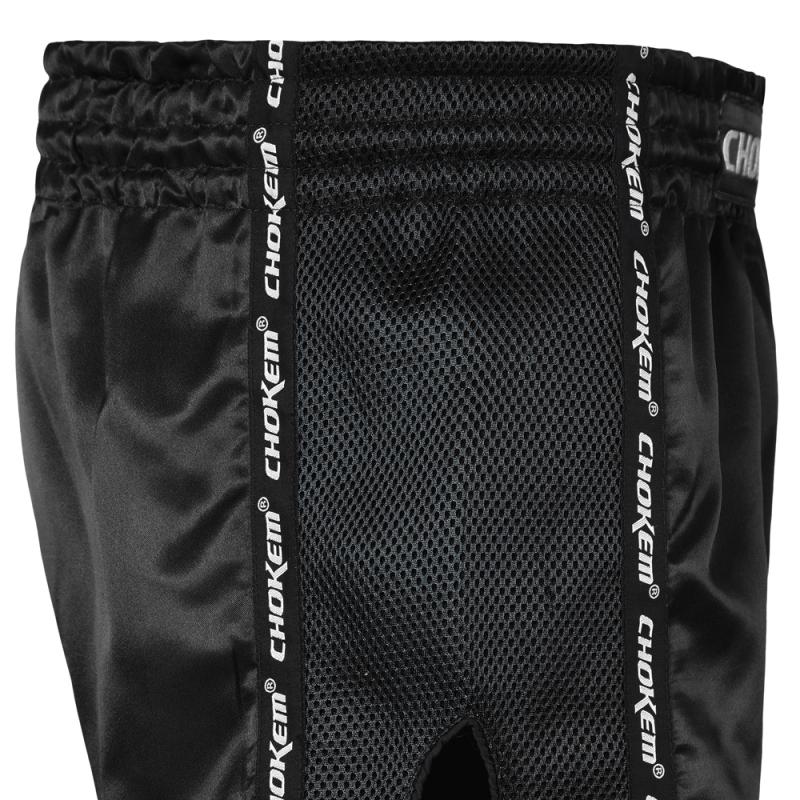 CHOKEM: NAK MUAY CLEAN EDITION THAIBOXNINGSSHORTS - SVART