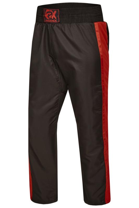 PHOENIX: KICKBOXING PANTS - BLACK/RED