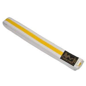 PHOENIX: BUDO BELT - WHITE/YELLOW