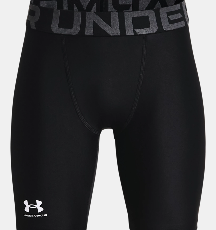 UNDER ARMOUR: JUNIOR ARMOUR HEATGEAR SHORTS - SVART