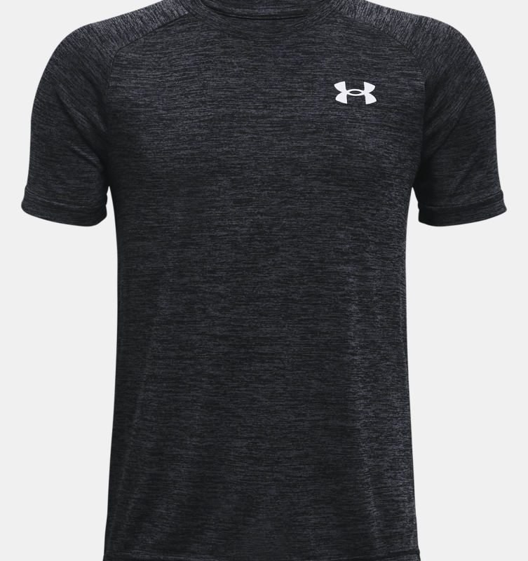 UNDER ARMOUR: JUNIOR TECH 2.0 T-SHIRT - SVART