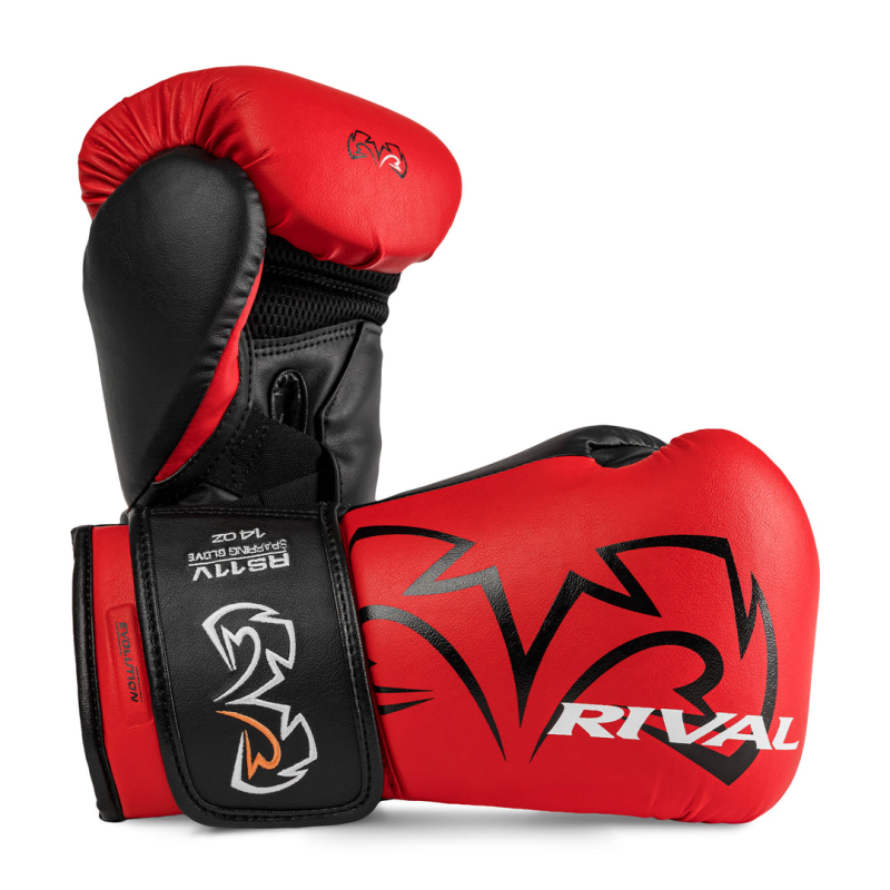 RIVAL: RS11V EVOLUTION BOXING GLOVES : RED