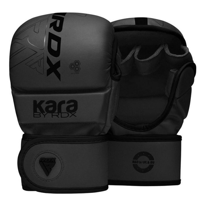 RDX: F6 MMA GLOVES - BLACK/BLACK