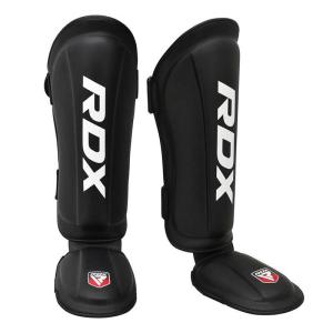 RDX: T1 LEATHER SHIN INSTEP GUARDS - BLACK