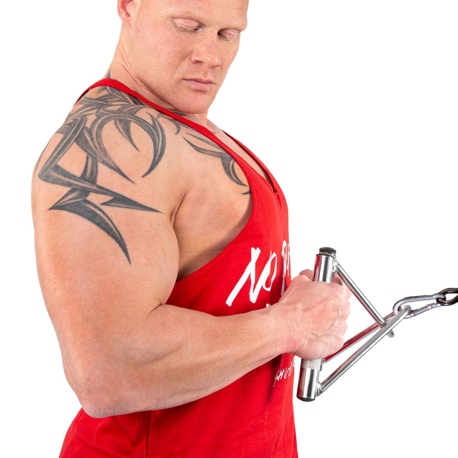 Large Red Handle Rower ANGLED ROWING HANDLE