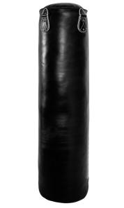 CLASSIC BOXING BAG IN LEATHER BLACK FILLED - 180CM