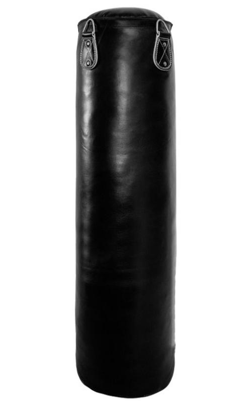 CLASSIC BOXING BAG IN LEATHER BLACK FILLED - 150CM