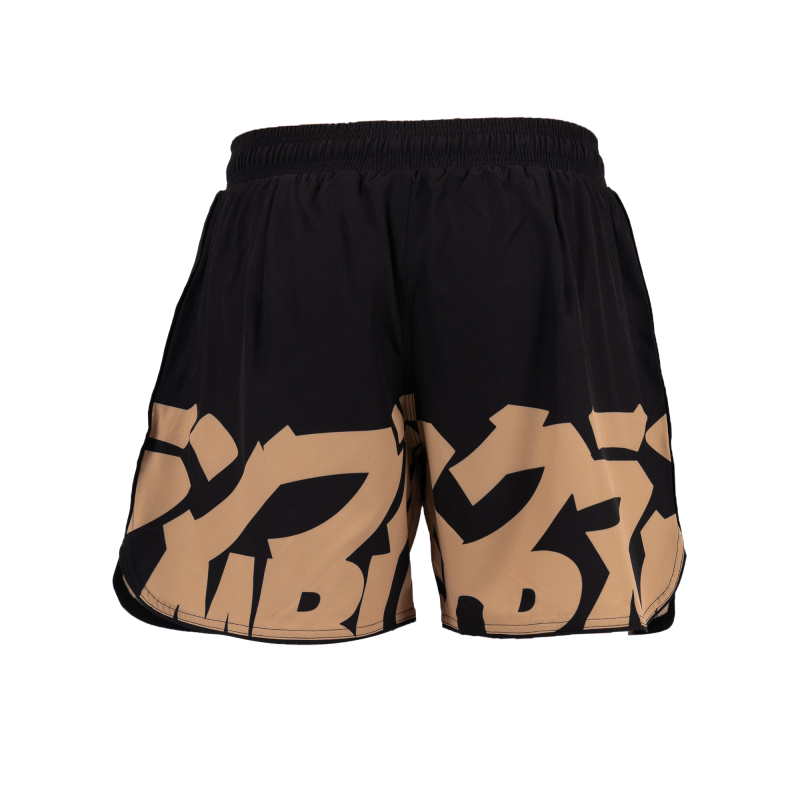 SCRAMBLE: BAKA GRAPPLING SHORTS - SVART/GULD