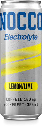 NOCCO: ELECTROLYTE ENERGY DRINK LEMON/LIME - 355ml