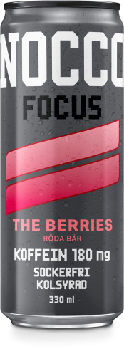 NOCCO: FOCUS ENERGY DRINK THE BERRIES - 330ml
