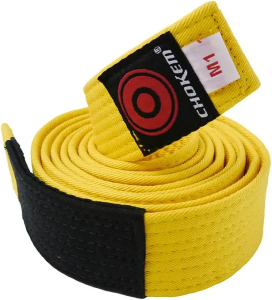 CHOKEM: KIDS BJJ BELT - YELLOW