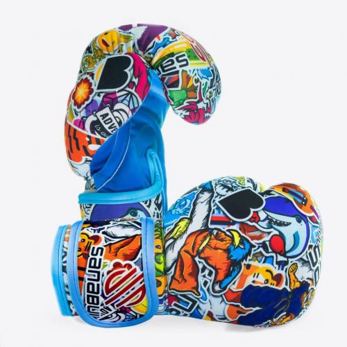 SANABUL: STICKER BOMB KIDS BOXING GLOVES - ROAR RAGE