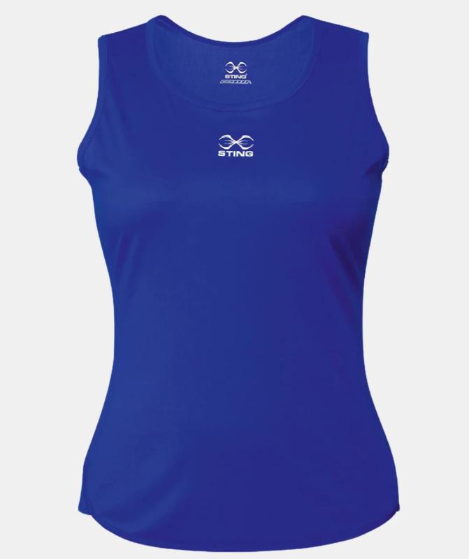 STING: METTLE LADIES SINGLET - BLUE