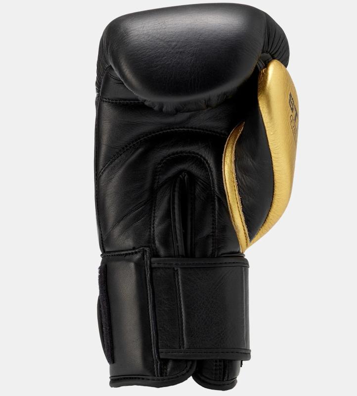STING: EVOLUTION PRO BOXNINGSHANDSKAR SKINN - SVART/GULD