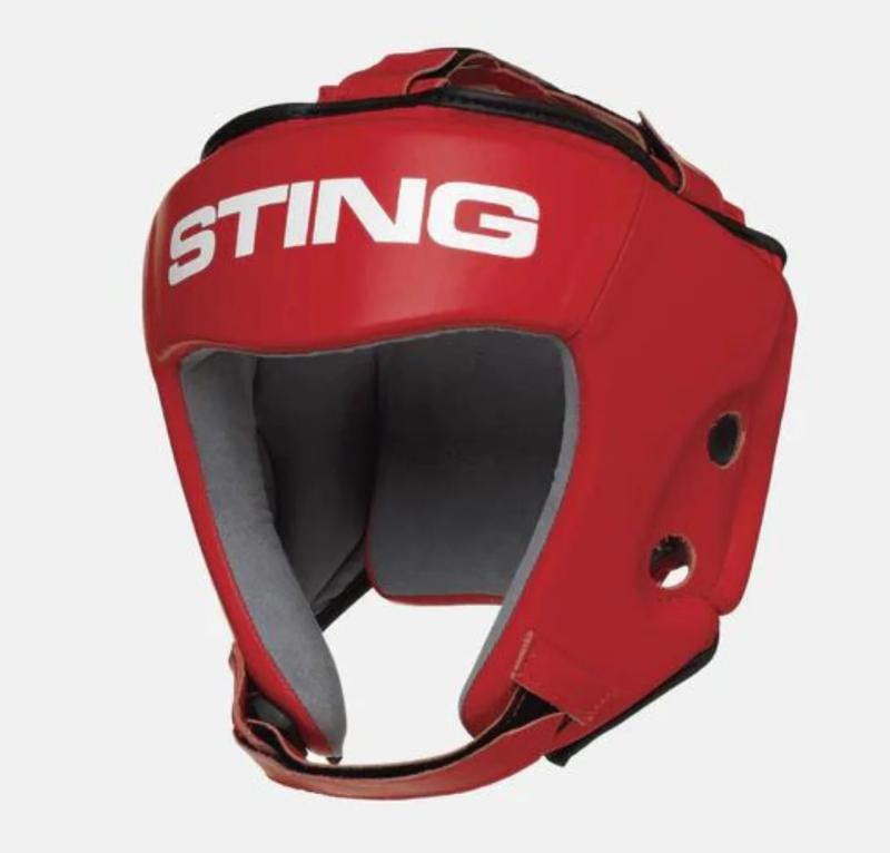 STING: IBA COMPETITION HEAD GUARD - RED