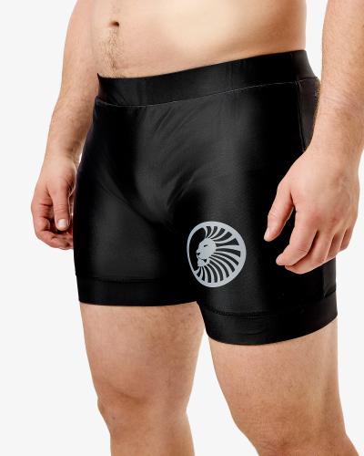 SUPERIOR WEAR: BASE VALE TUDO SHORTS - BLACK