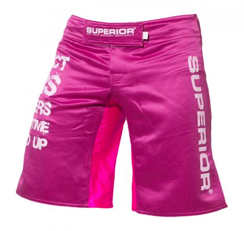 SUPERIOR WEAR: FEMALE ORIGINAL MMA BERMUDAS - ROSA
