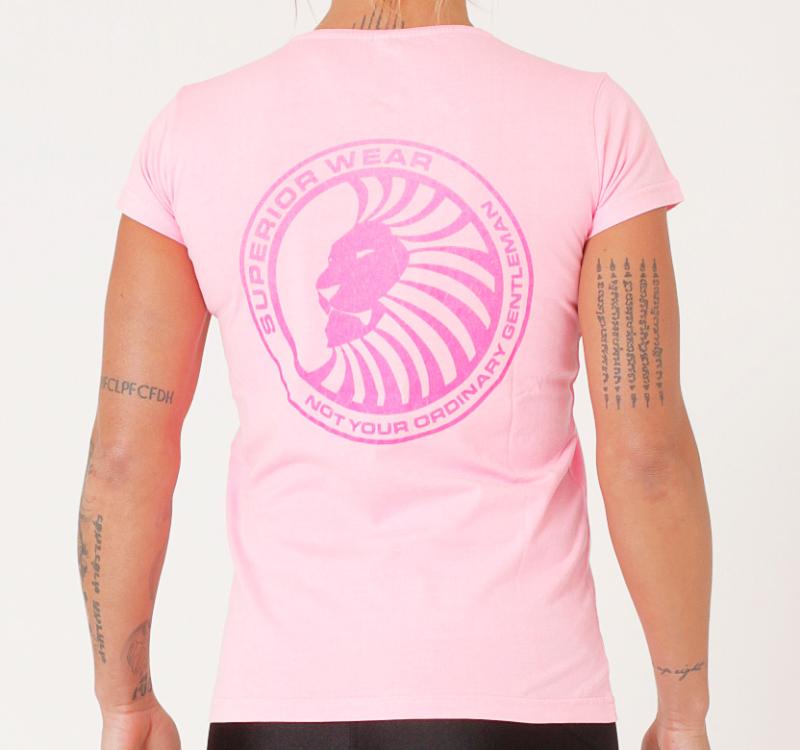 SUPERIOR WEAR: WOMENS ORIGINAL T-SHIRT - ROSA
