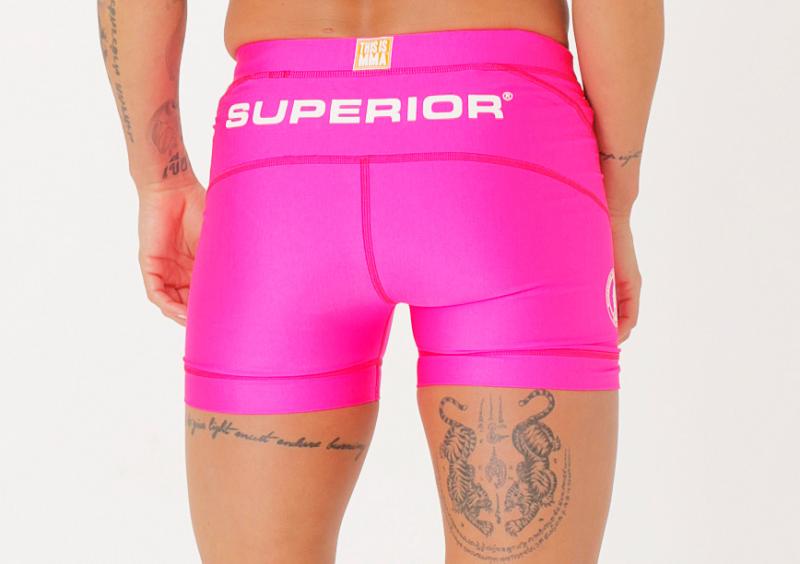SUPERIOR WEAR: WOMENS FIGHTSHORTS - ROSA