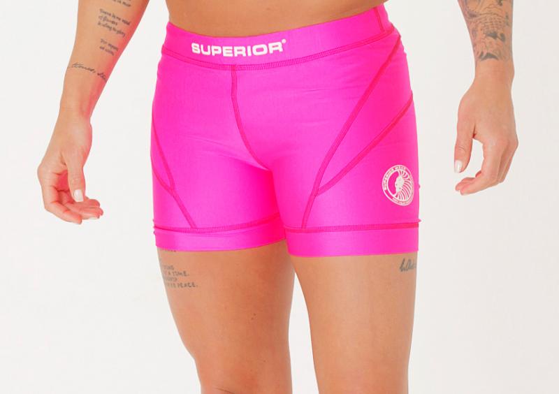 SUPERIOR WEAR: WOMENS FIGHTSHORTS - ROSA
