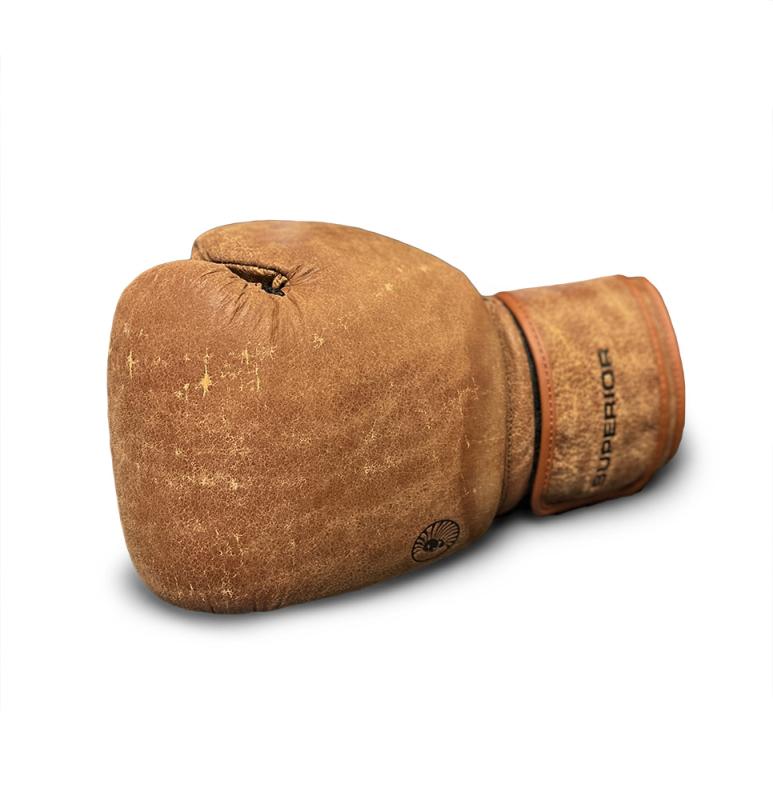 SUPERIOR GEAR: MUAY THAI BOXNINGSHANDSKAR - BRUN