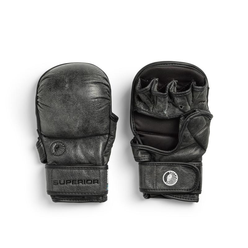 SUPERIOR GEAR: MMA SPARRING GLOVES - GREY