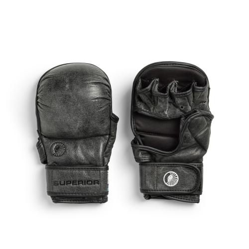 SUPERIOR GEAR: MMA SPARRING HANDSKAR - GRÅ